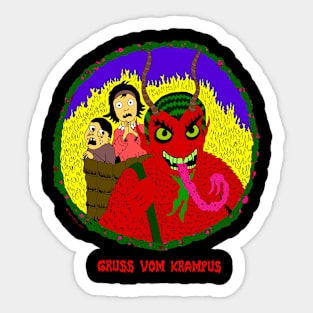 GRUSS VOM KRAMPUS Sticker